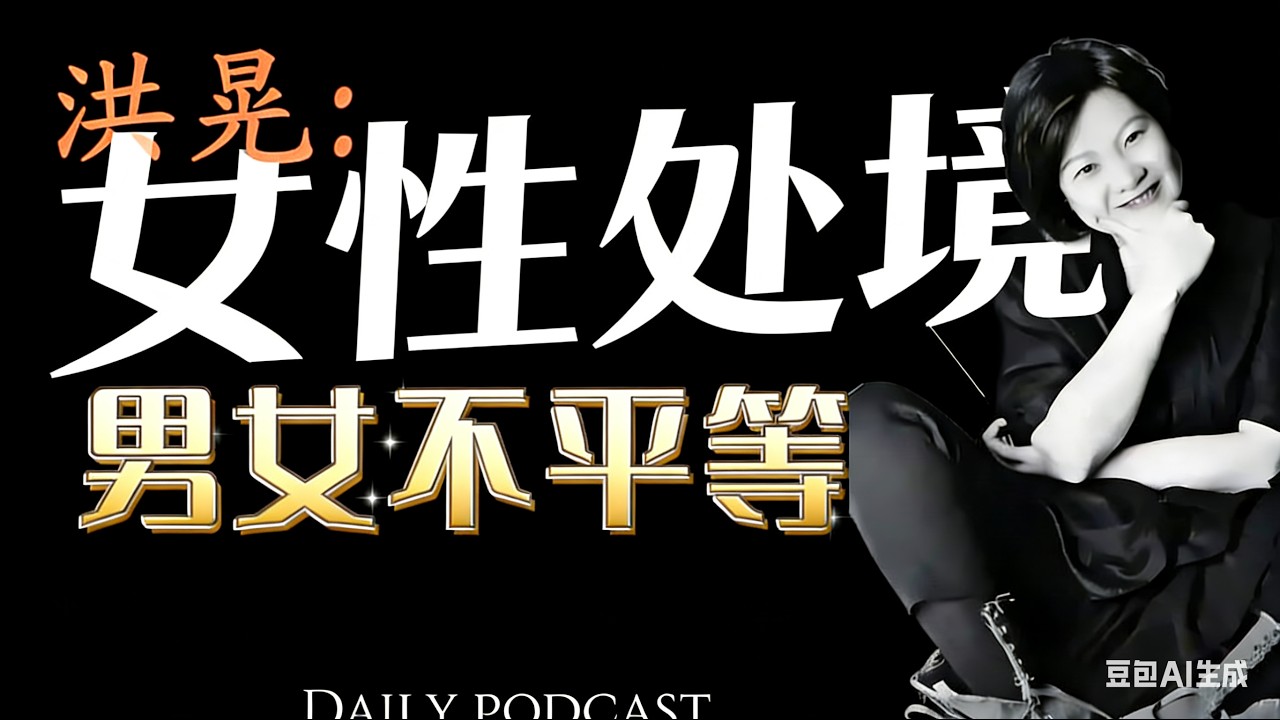 洪晃：在中国法律上男女平等，实则处处不平等｜女性要做自己的粉丝