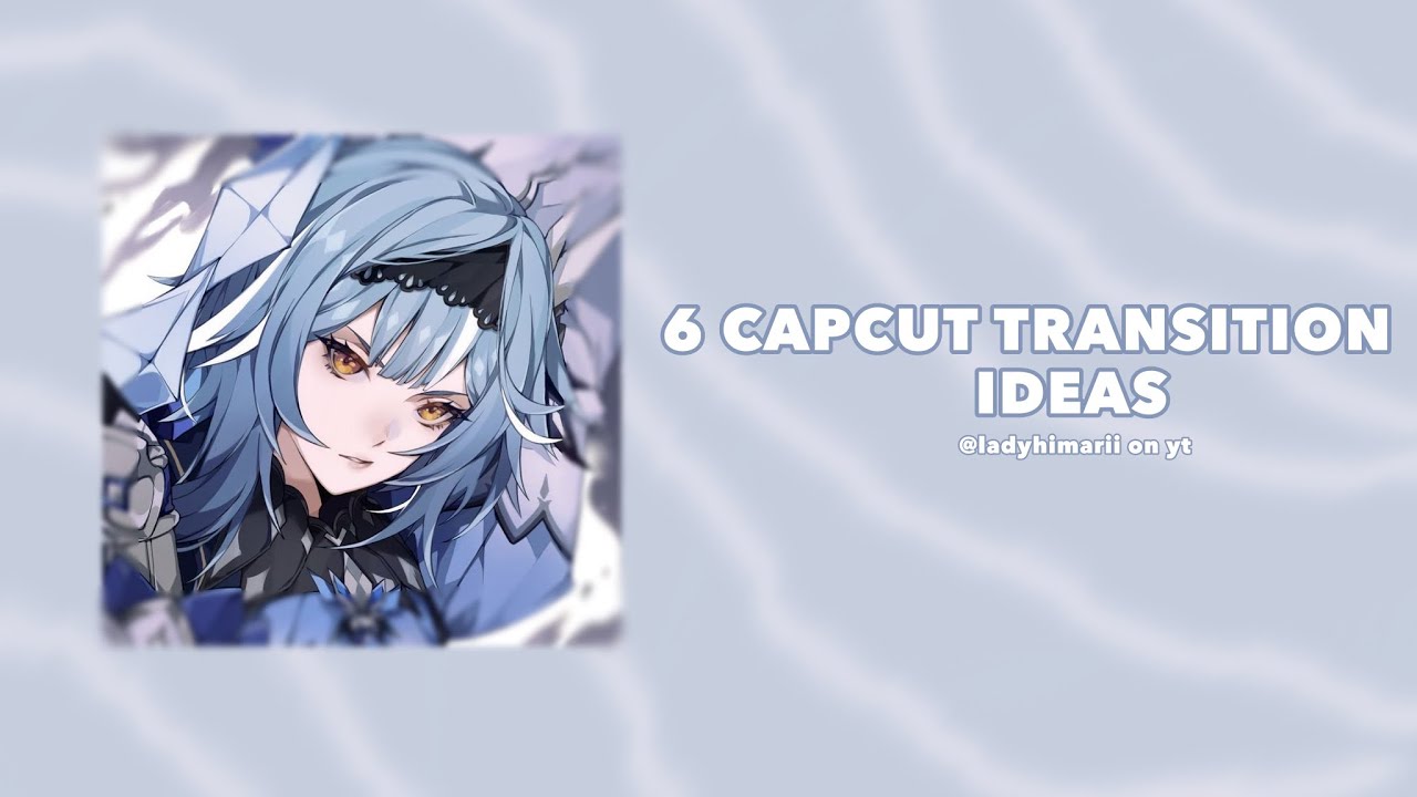 [ 📷 ] | 6 CAPCUT TRANSITION IDEAS FOR YOUR EDITS !! | read desc for more info | @ladyhimarii