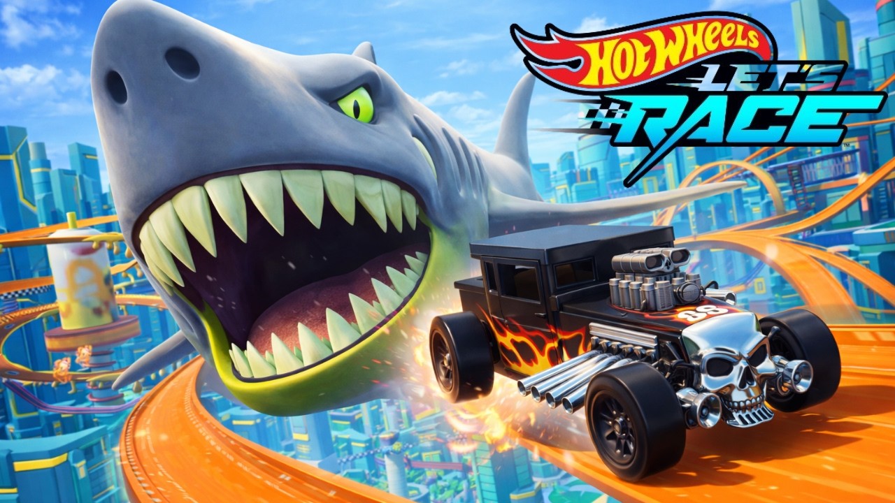 Hot Wheels Let's Race Ultimate Speed: Saving My Car From Paws Of Shark