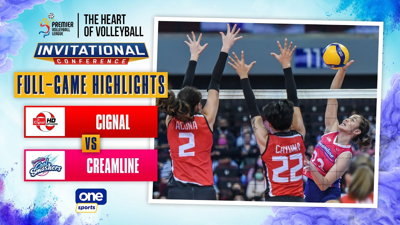 Creamline vs. Cignal semis highlights | 2022 PVL Invitational Conference - August 8, 2022