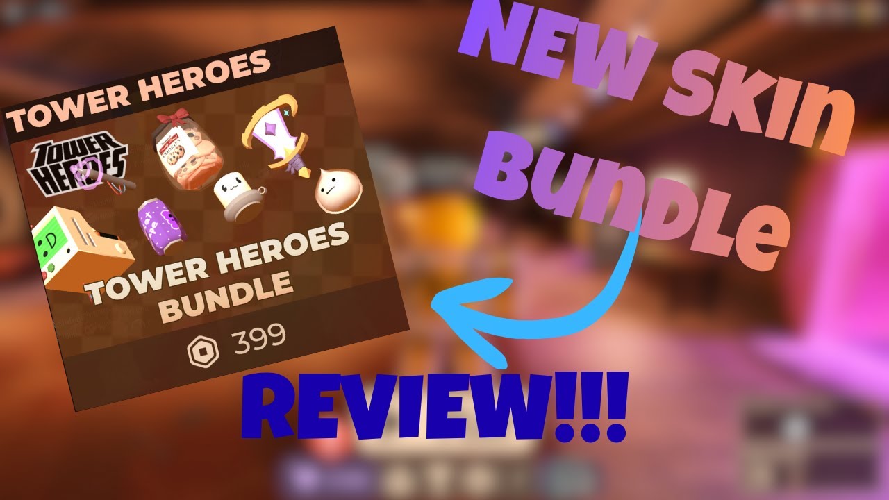 Reviewing the NEW Tower Heroes Skin Bundle in DOORS!!!