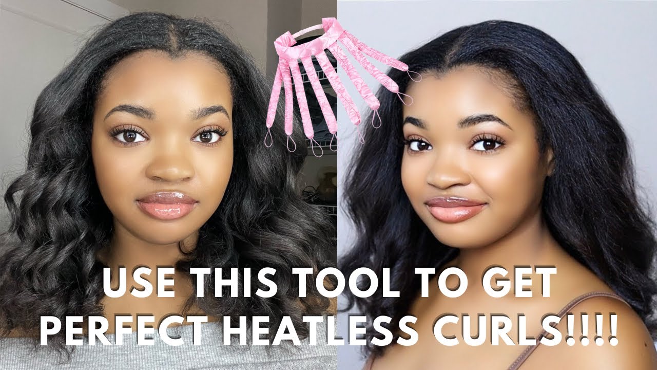 THIS TOOL WILL GIVE YOU PERFECT HEATLESS CURLS EVERY TIME!!!!
