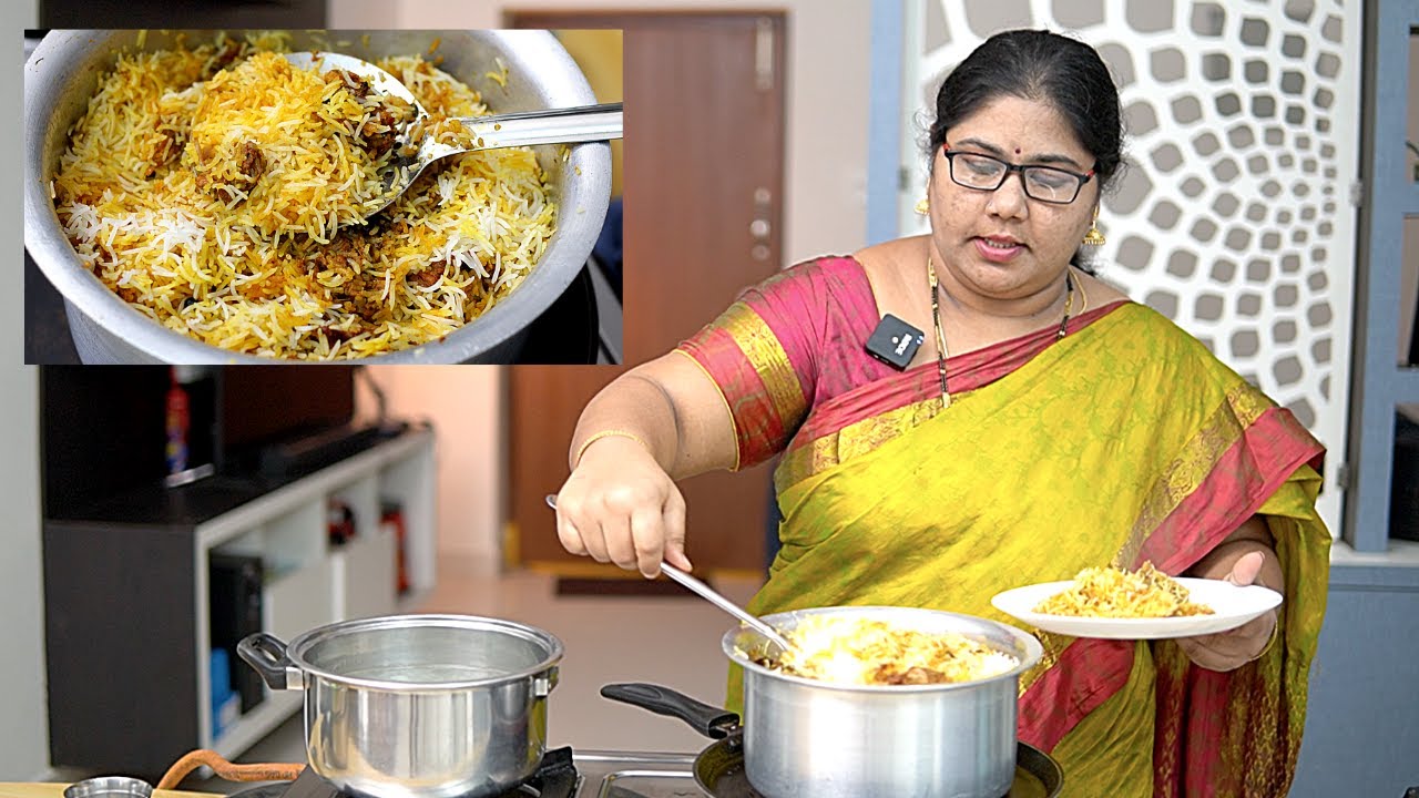 మీరు నన్ను అడిగిమరీ చెయ్యమన్న రెసిపీ మటన్ దమ్ బిర్యానీ చూస్తే ఎప్పుడు ఇలాగే చేస్తారు Mutton Biryani