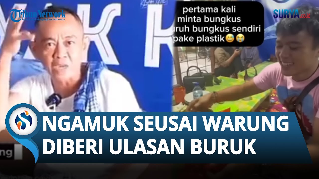 VIRAL! Warung Makan 'Nyak Kopsah' Diberi Ulasan Buruk Oleh Food Vlogger, Bang Madun Ngamuk