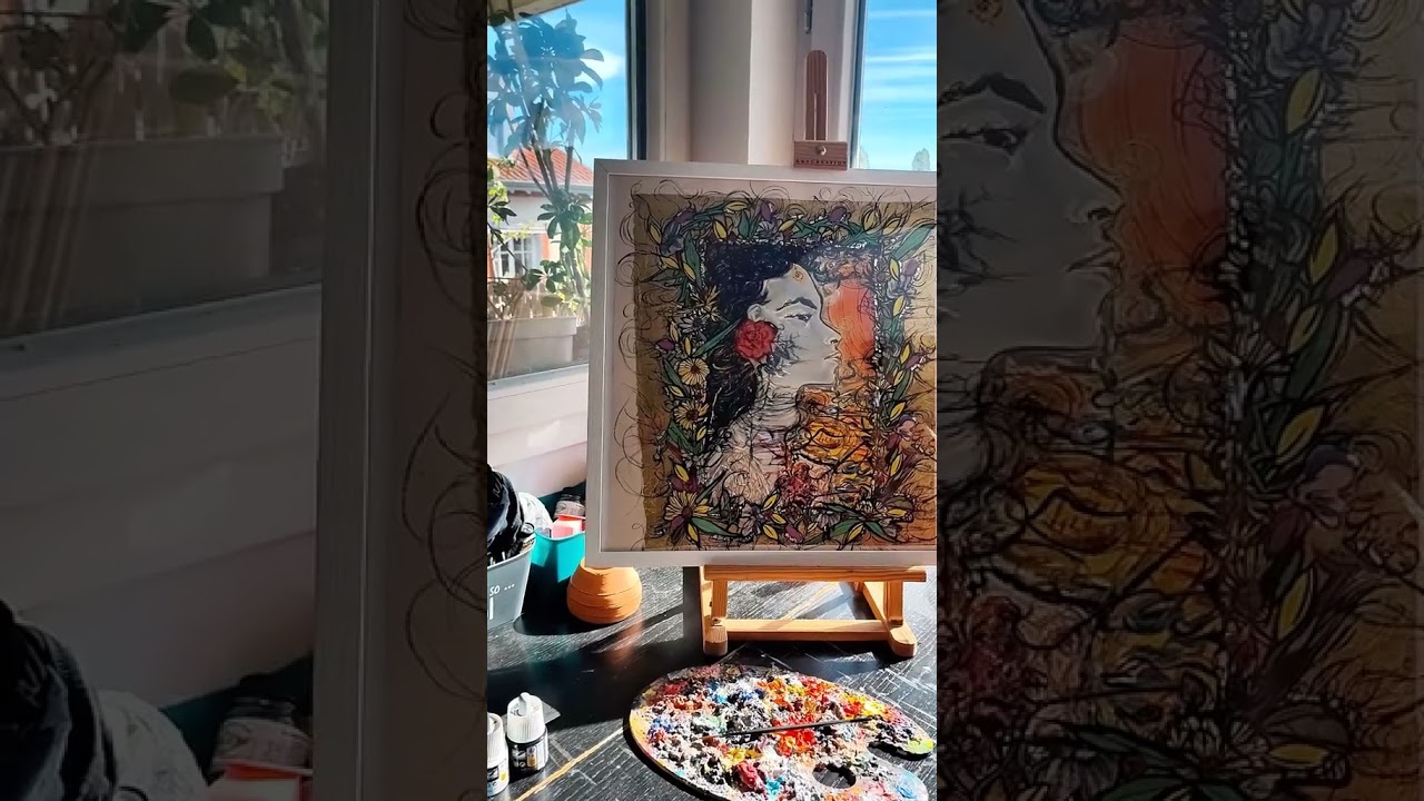 Saba-Coquillard Art#colors#artistepeintre#onlineart#womanartist#canvas#africanart#art#arlife #artist
