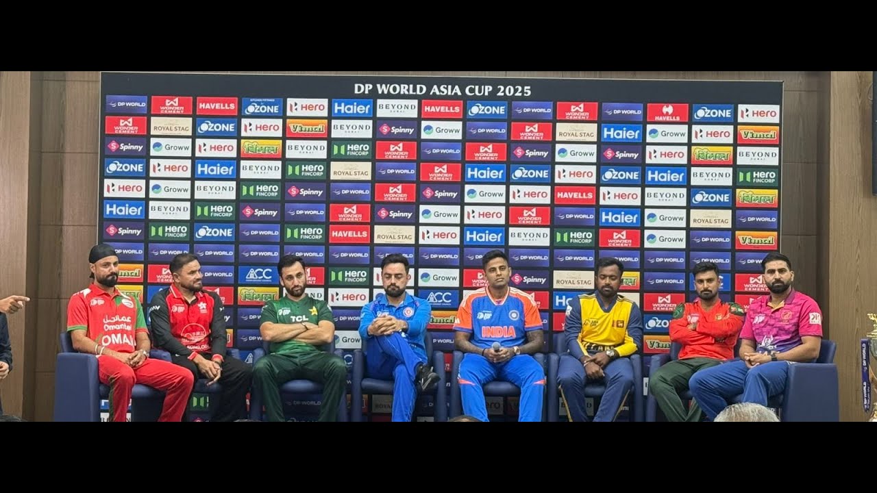 DP World Asia Cup 2025 - Captains Press Conference