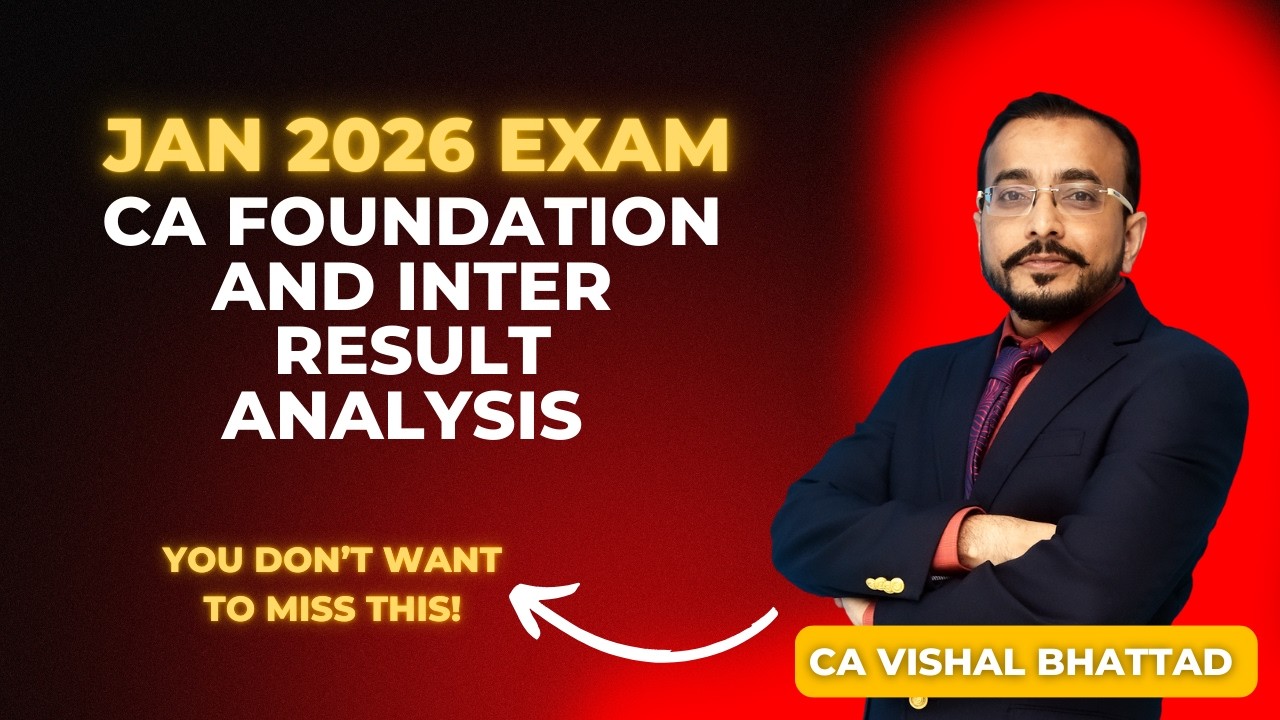 CA Foundation vs CA Inter Result Analysis | Pass Percentage Breakdown | Vsmart Academy