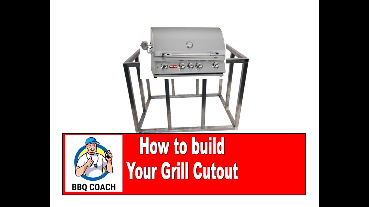 DIY Outdoor Kitchen Grill, Slide in Side Burner, Bar Center Assembly