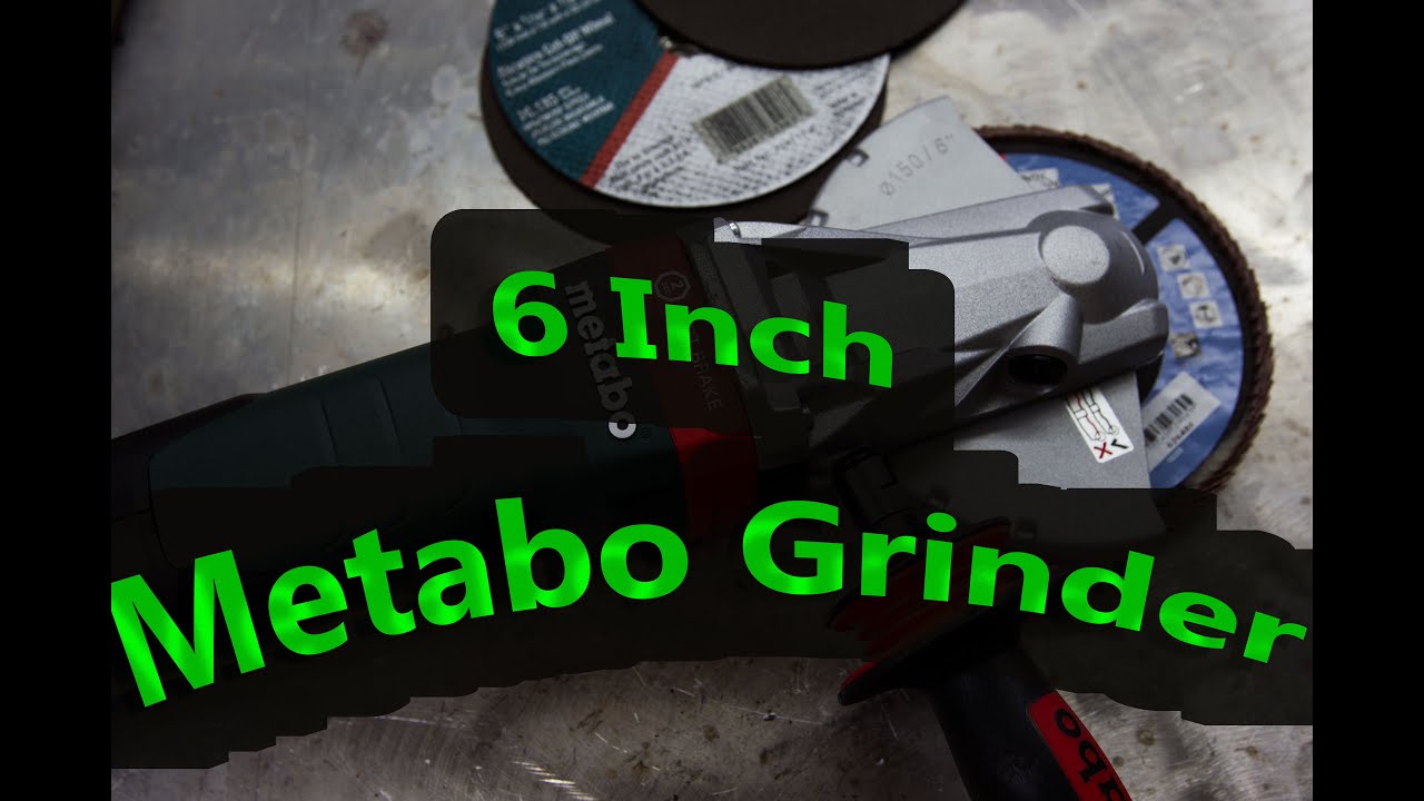 Unboxing A Metabo 6 in. Flat Head Grinder
