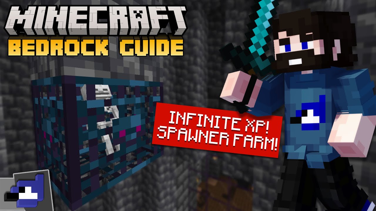 Ферма опыта для скелетов 1.20+ + Полное руководство по опыту | Minecraft Bedrock Guide 1.20