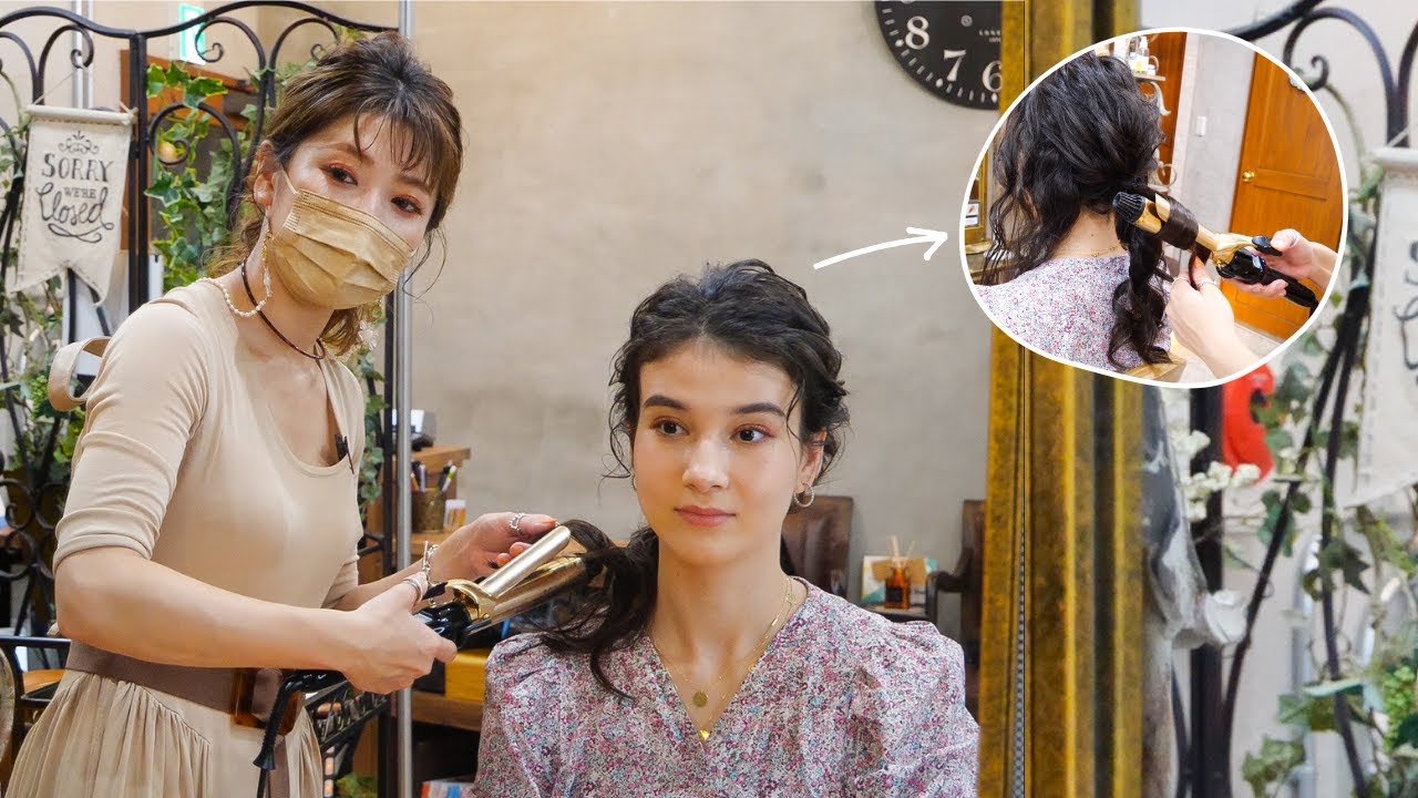 ASMR My first time getting HAIR STYLE in Japan (Soft Spoken)