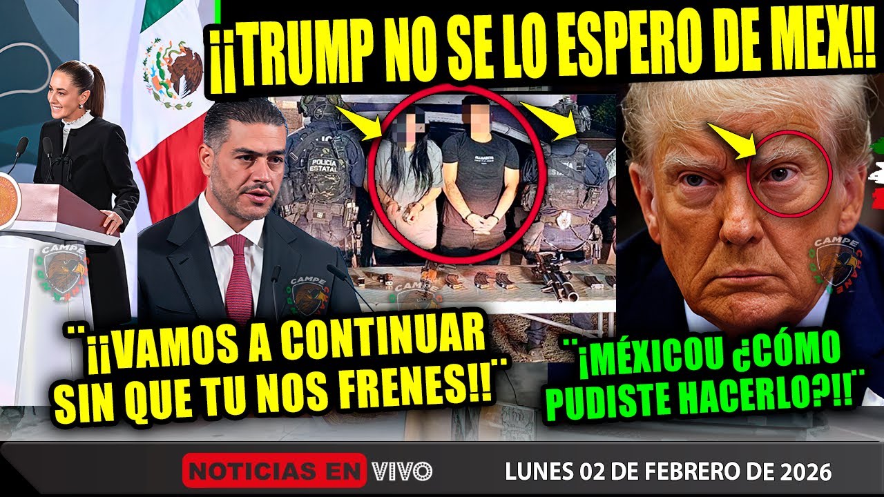 TRUMP ¡NO PUDO MÁS! MÉXICO APRIETA ¡ESTO CAMBIA TODO! RUSIA, CHINA, INDIA, CLAUDIA SHEINBAUM HOY