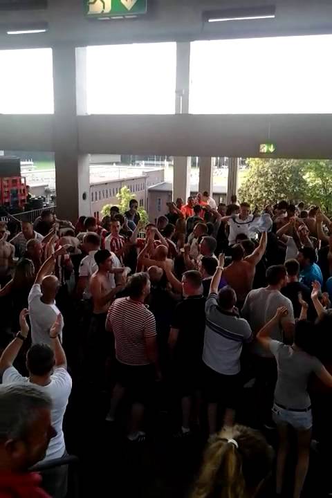 Stoke fans in cologne