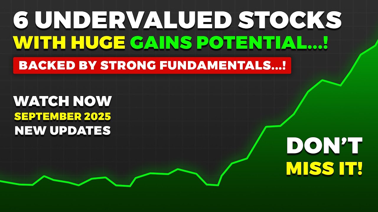 6 MOST Undervalued Stocks That Could Go Upside - Don't Miss!