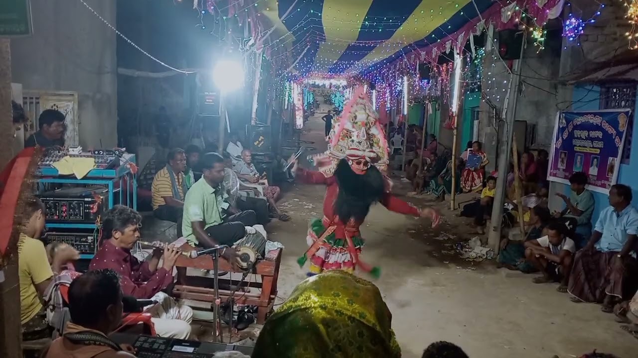 Prahalada natak , raga - aravi ...   kshetriyabarpur party , Raja -Babul patro , contact -9668339756