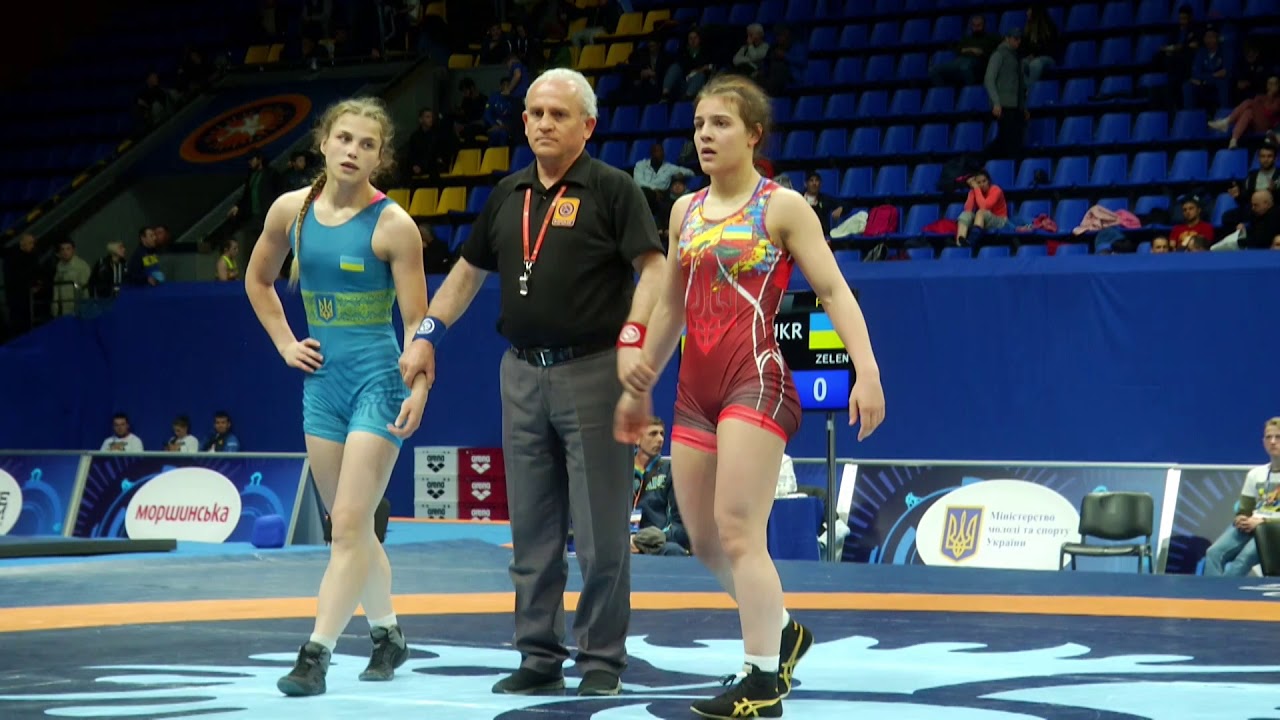 1/2 Final   WW   59 kg OLENA KREMZER (UKR) KATERYNA ZELENYKH (UKR)