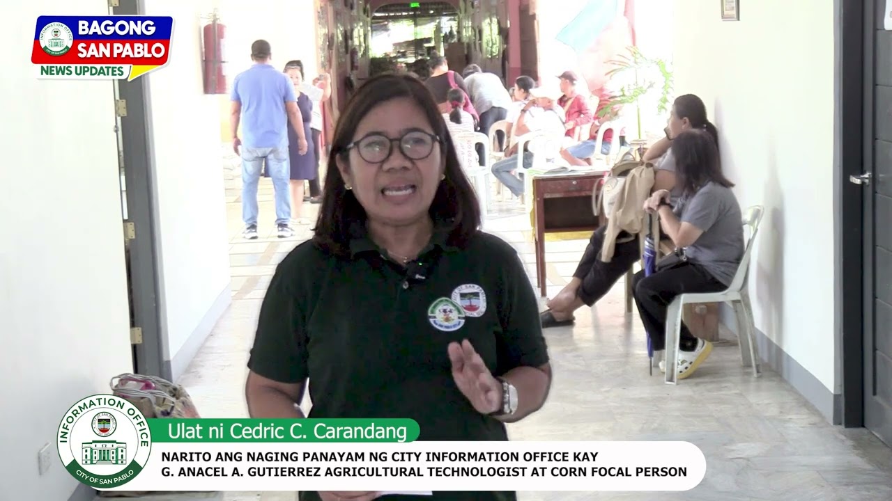 PANAYAM KAY G. ANACEL A. GUTIERREZ NG CITY AGRICULTURIST OFFICE HINGGIL SA CORN SILAGE DEMO FARM