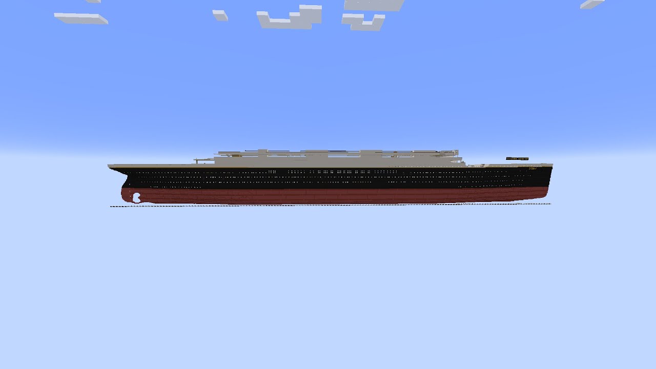 Строю Титаник 3:1 в Minecraft проект || Titanic project 3:1 scale