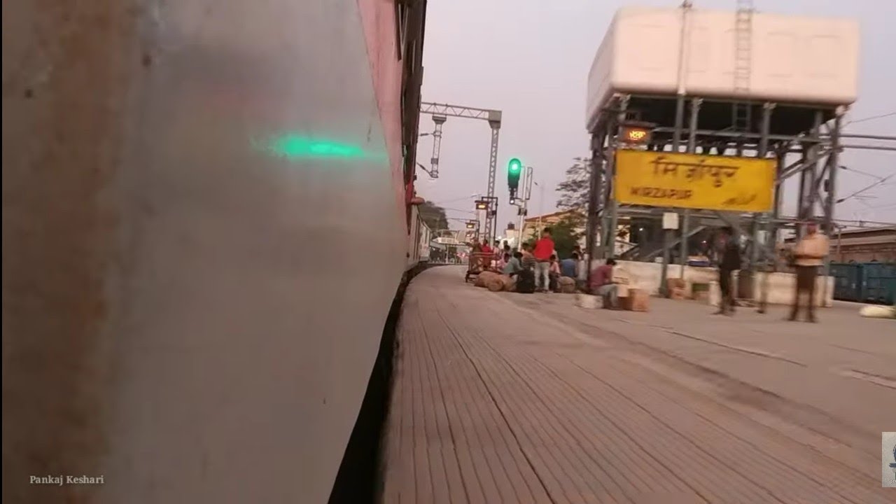 ANVT - KYQ North East Express Skipping Mirzapur At Flat 110 Kmph MPS!!