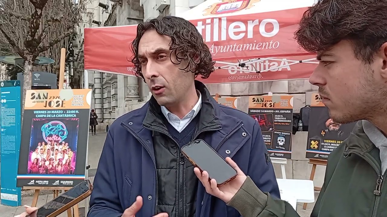 Astillero presenta fiestas de San José en Santander. Martes, 10/3/ 2026. 12.00 h. Alcalde, Soberón 
