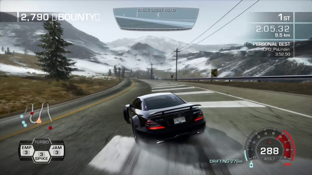 NFS:Hot Pursuit | Avalanche 3:50.82 | Former WR
