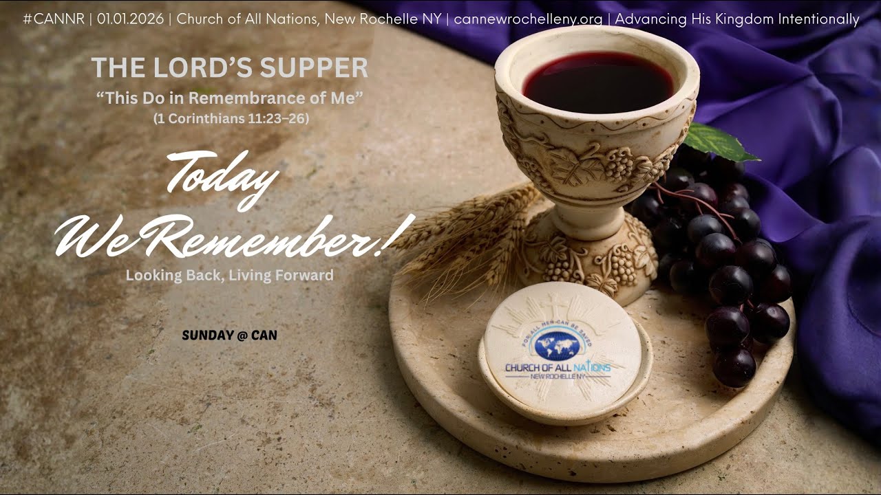 The Lord Supper | Rev. Dr. C. E. Mattis | 2.1.2026 | #CANNR