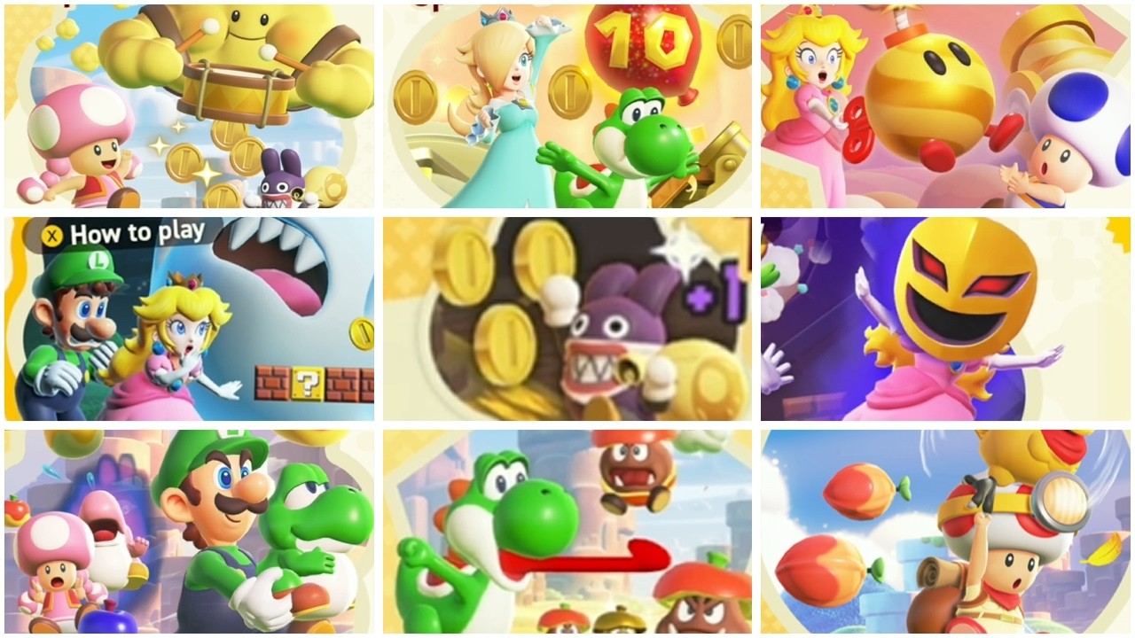 Super Mario Bros Wonder &ndash; Switch 2 + Meetup in Bellabel Park ALL COOP MINI GAME