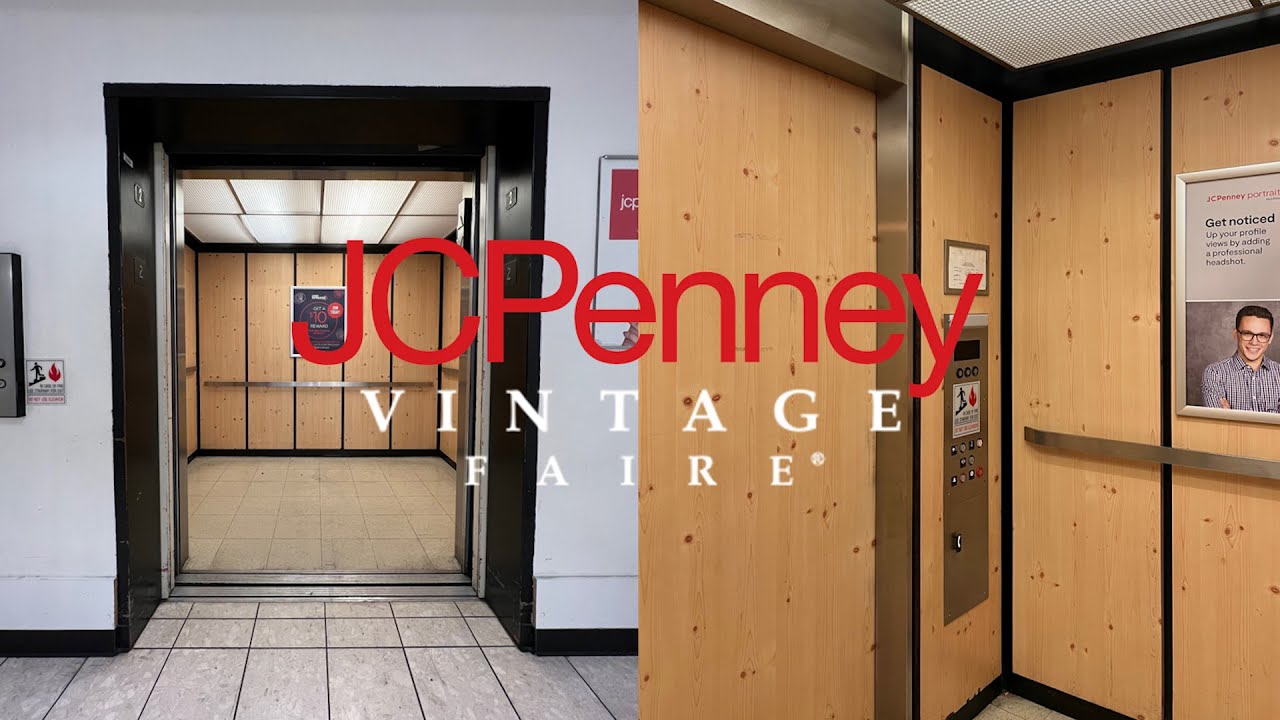Big Montgomery Hydraulic Elevator - JCPenney, Vintage Faire Mall - Modesto, CA