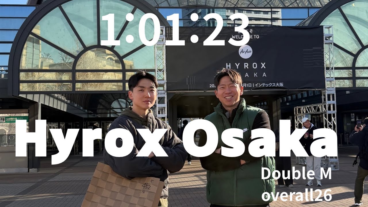 Hyrox Osaka 님자 더블 첫 출전!