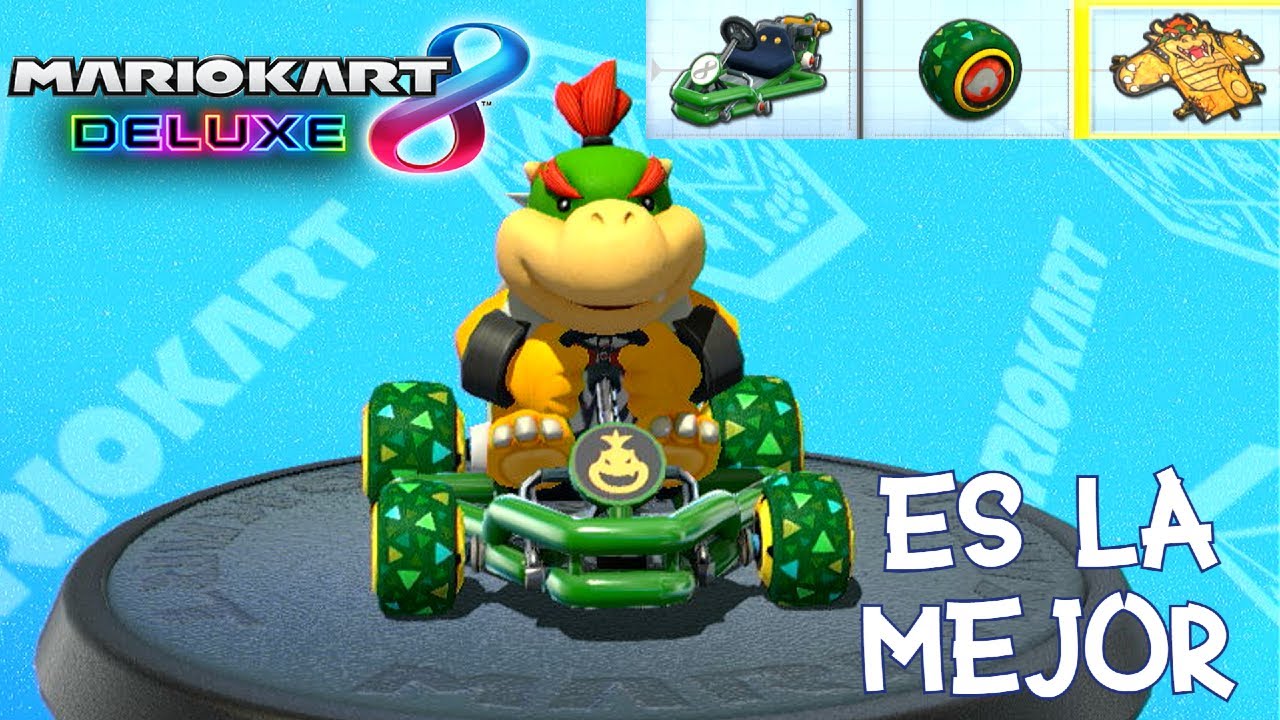 ESTA ES LA MEJOR COMBINACION EN MARIO KART 8 | Mario kart 8 deluxe - juego con bowser jr