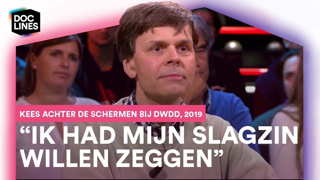 Kees is een beetje teleurgesteld na zijn tweede bezoek aan DWDD. Maar waarom? • Doclines