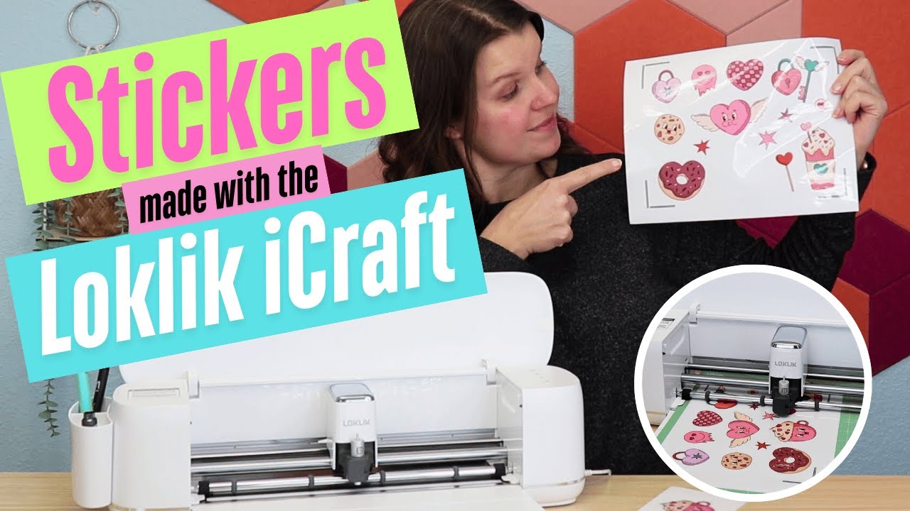 Create Custom Stickers With The Loklik icraft Smart Cutting Machine