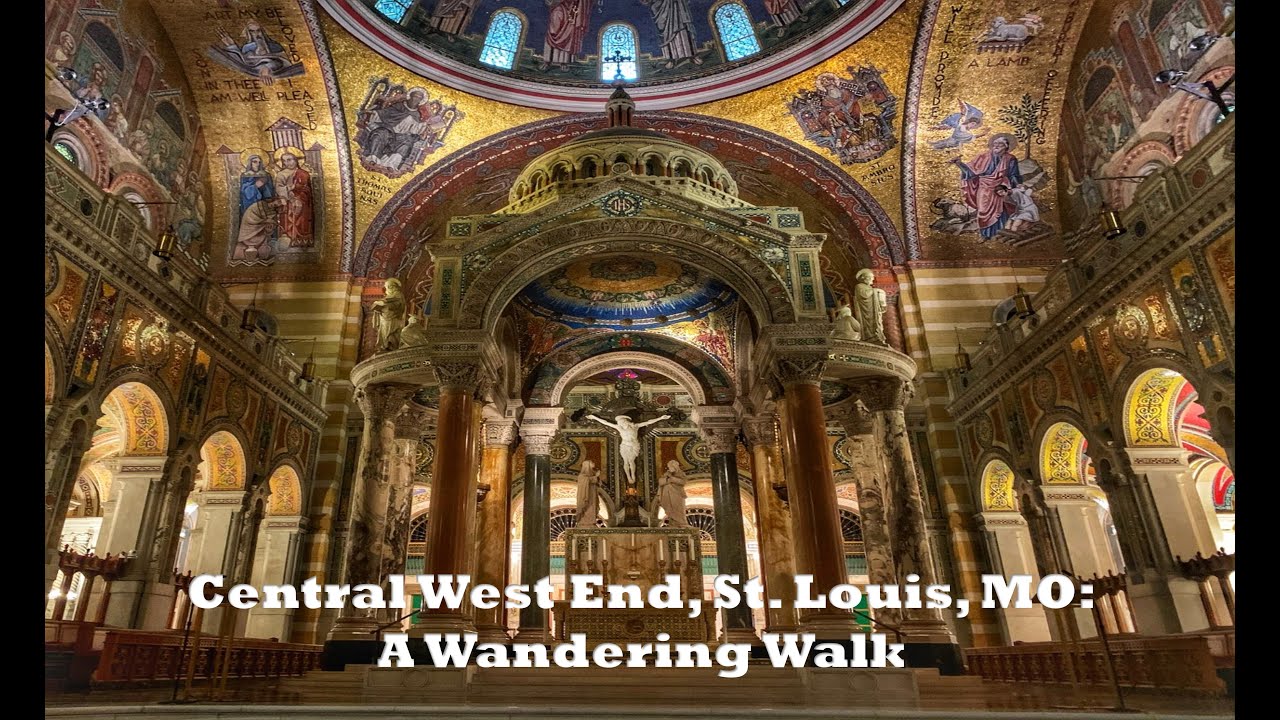 Central West End &ndash; St. Louis, MO: Wandering Walks of Wonder Slow TV Walking Tour 4K