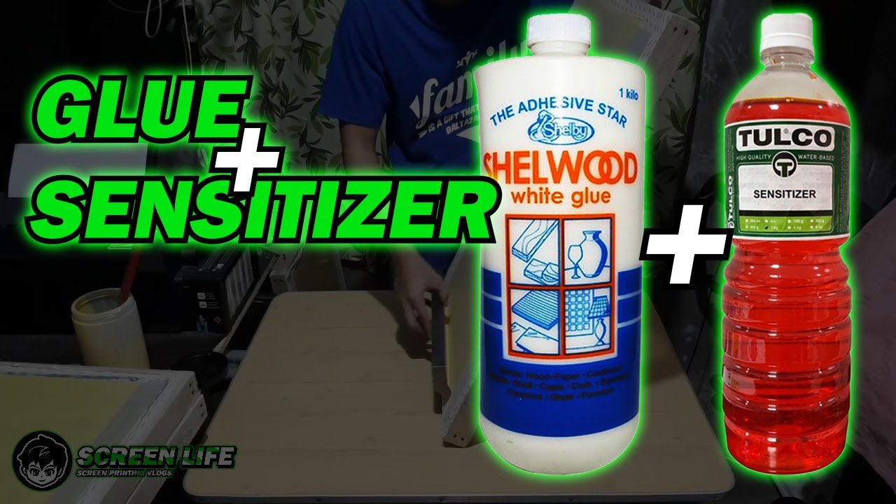 DIY PHOTO EMULSION GLUE + SENSITIZER | SCREEN PRINTING | T-SHIRT PRINTING | SCREEN LIFE