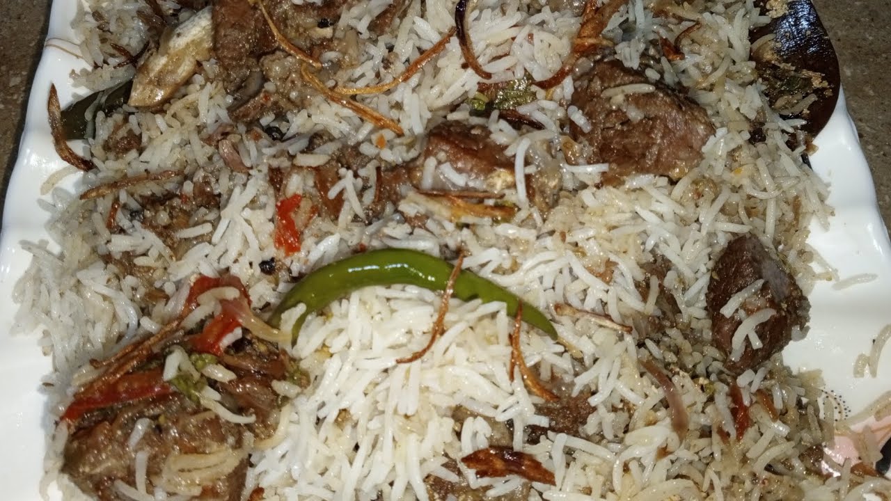 BEEF WHITE BIRYANI RECIPE 💕 beef biryani|how to make|white biryani|spicy favorite food|subscribe 