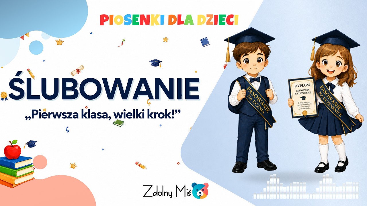 Piosenka na ślubowanie klasy 1 🎓 | Pasowanie na ucznia | Pierwsza klasa, wielki krok!
