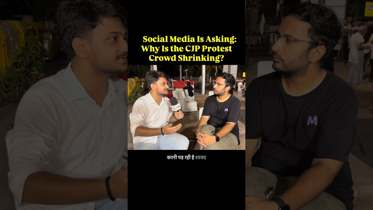 Is the CJP Protest Losing Momentum? We Asked Ashutosh Ranka About the Shrinking Crowd | Exclusive