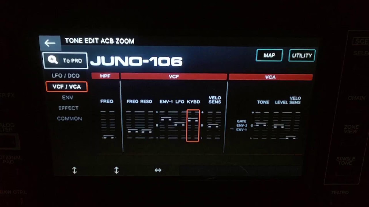 ACB Juno 106 For Roland FANTOM EX 1st try