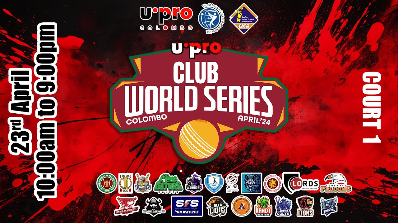 Club World Series | Court 1 - Day 2 | U-Pro Colombo