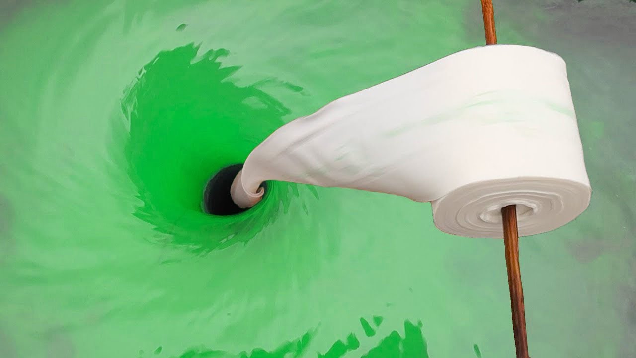 Experiment Whirlpool And Toilet paper p2 #33
