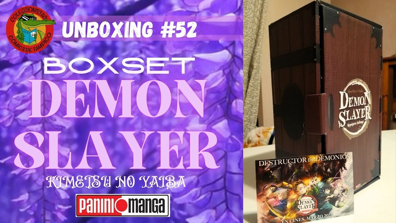 BOXSET DEMON SLAYER Kimetsu No Yaiba PANINI MANGA Unboxing #52