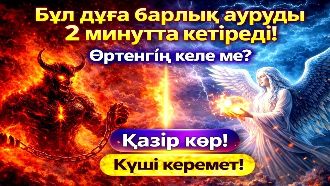 Сенбей қаласың! Бұл Қуатты Дұға 2 Минутта Ауруды Жояды – Ғажайып Қасиеті Бар!