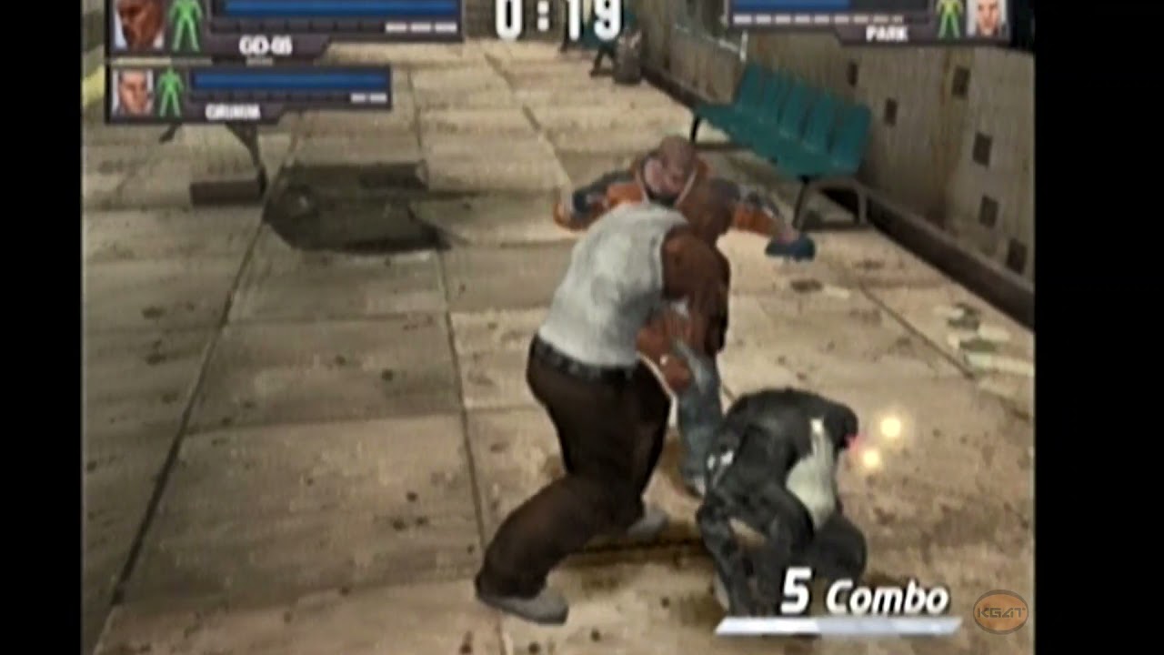 GD-05 & Grimm Handing Park His Butt (Urban Reign PS2)