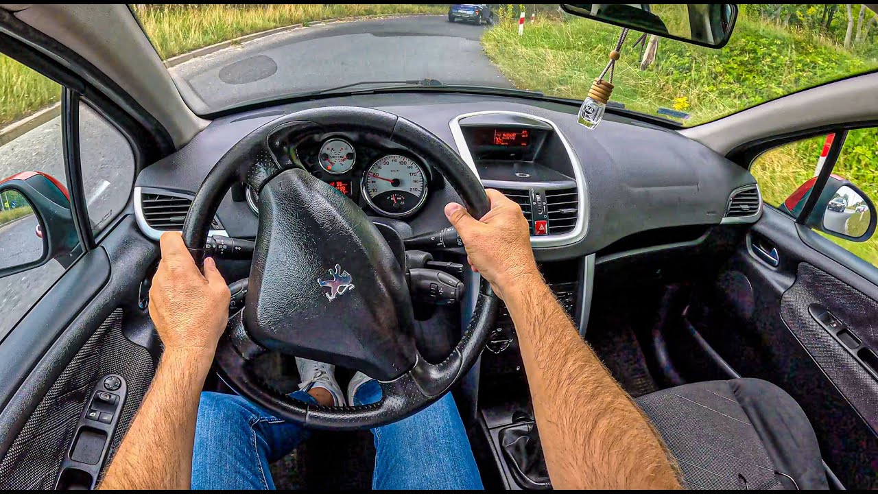 2006 Peugeot 207 (1.6 90 hp) | POV Test Drive #2520 Joe Black