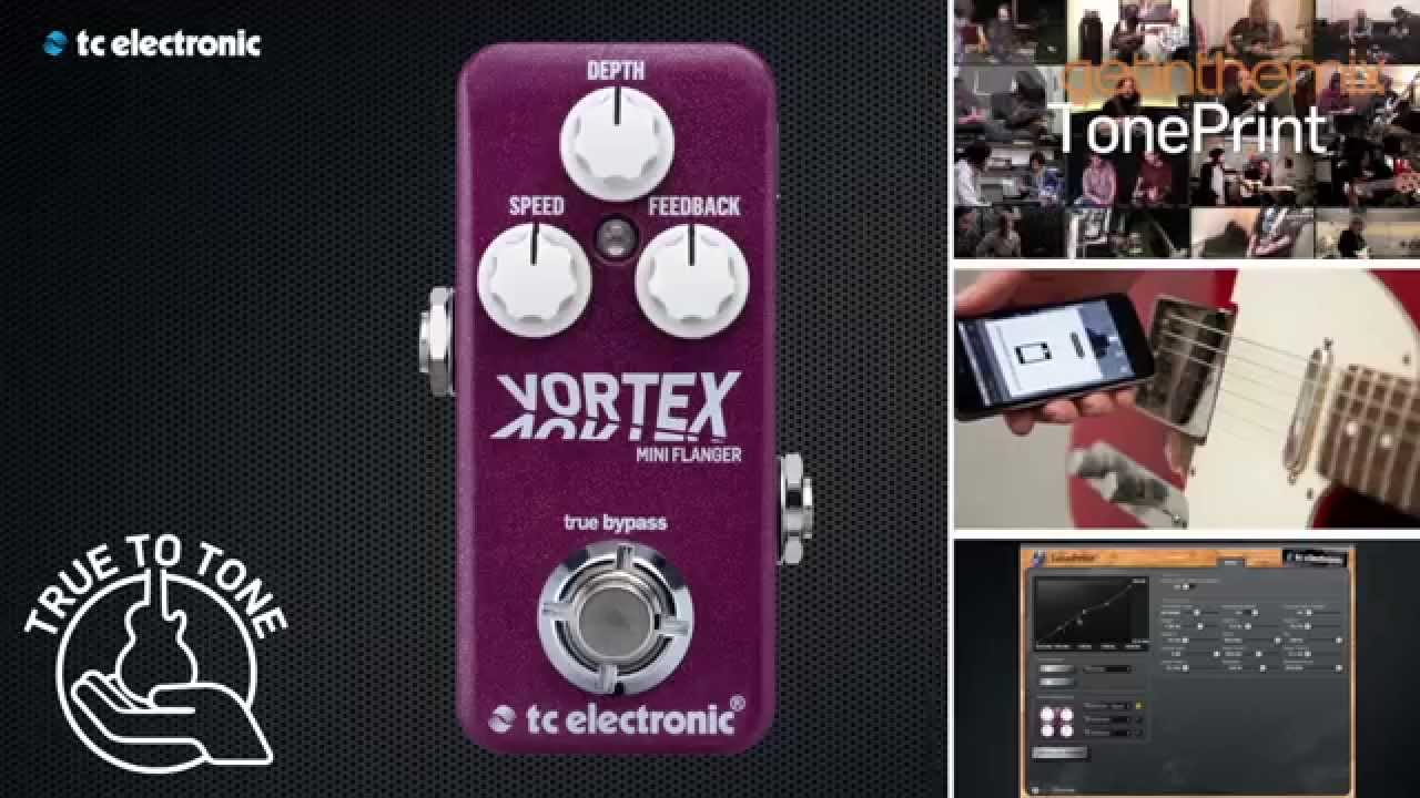 TC Electronic Vortex Mini Flanger Guitar Pedal