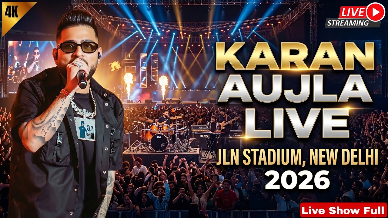 Karan Aujla Live Show JLN Stadium Delhi 2026 | Karan Aujla live show Delhi full ￼🔥 Today live Show