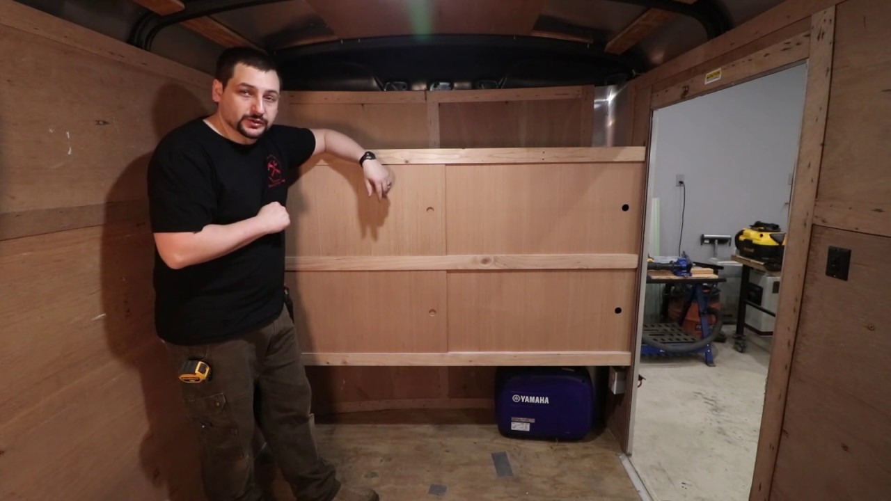 Mobile Tool Trailer Build Cabinet#1  Part 3-7