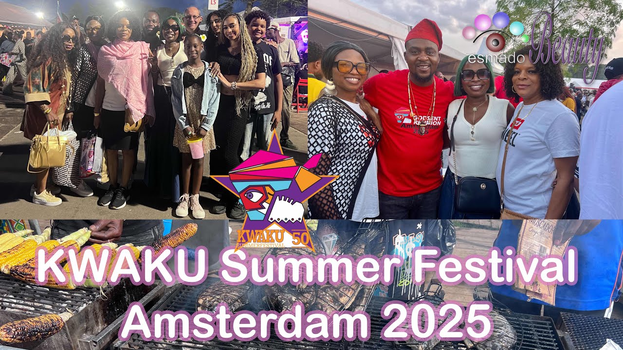 Kwaku Summer Festival 2025 | Amsterdam | Food, Culture & Fun with My Cheerleaders 🇳🇱🎶🌍