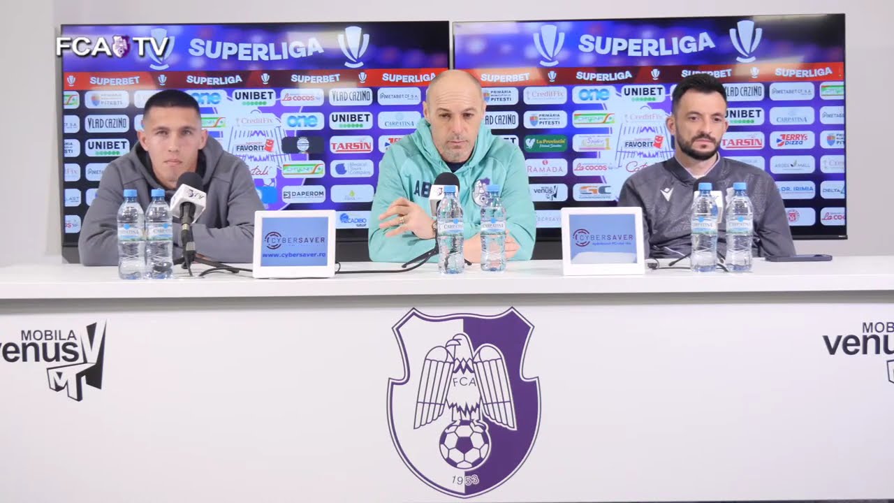 Conferința de presă premergătoare meciului cu Dinamo Bucuresti