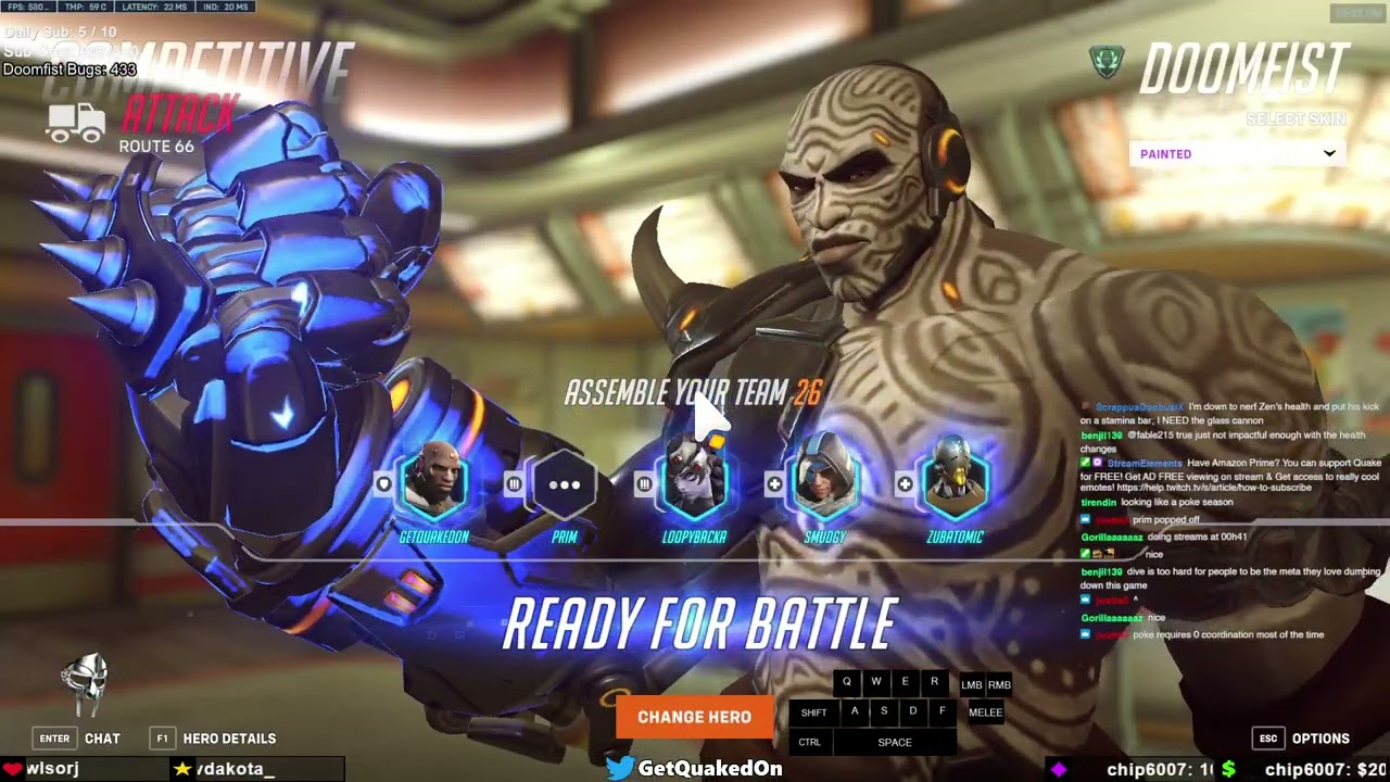 What TOP .1% Doofmist Looks Like - GetQuakedOn Rollouts Doomfist OVERWATCH 2 SEASON 9
